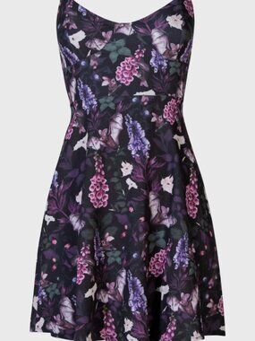 Killstar Forbidden Petals Slip Dress XL